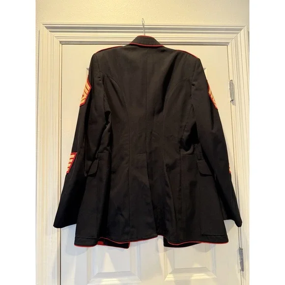 USMC Dress Blue Coat Gunnery Sergeant E-7 Crown Clothing 1989 Contract  Uniform - www.disolcolor.com